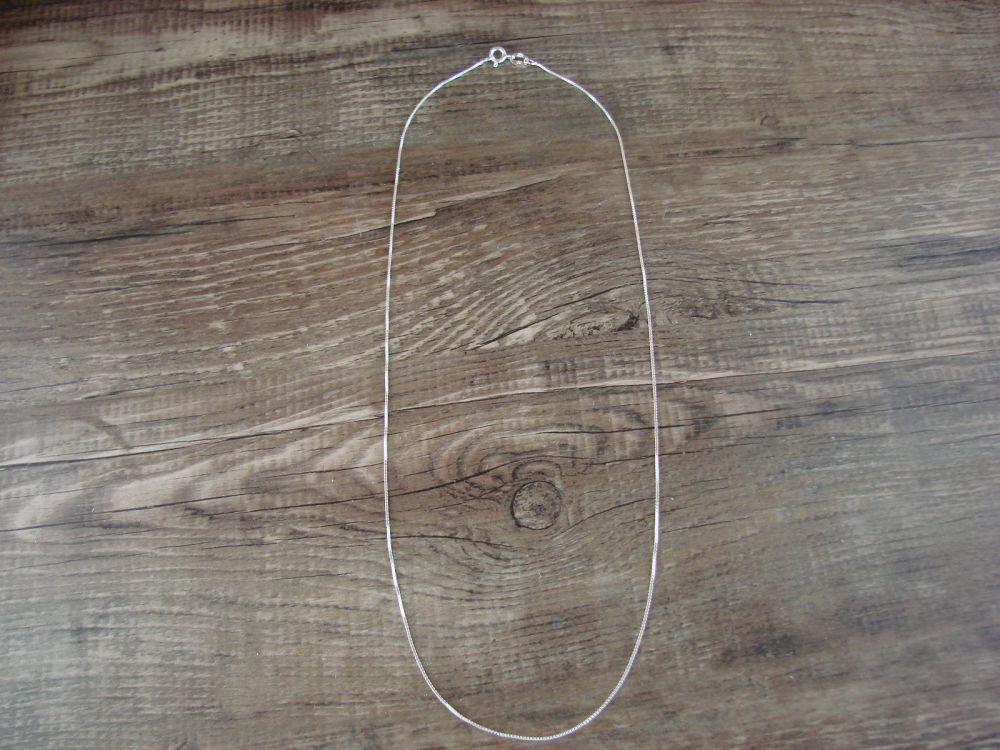 Rope & Box Chain Necklace in Silver